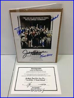 Animal House Rare 8x10 Movie Poster The Finger Signed With LOA