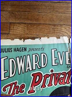 Antique Lithograph Movie Poster The Private Secretary 1935 Edward Everett Horton