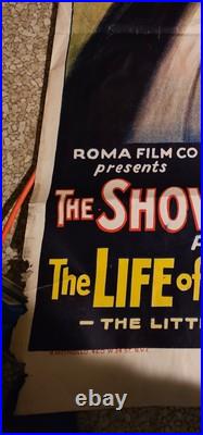 Antique Movie Poster 1920s St. Teresa Shower Of Roses N. Morgillo Art Religious