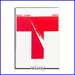 Armin Hofmann vintage poster Basler Theater 1968