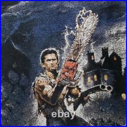 Army Of Darkness T Shirt Vintage 2002 1992 Italian Movie Poster Promo Size Large