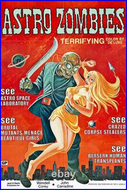 Astro Zombies Vintage Horror Movie Poster