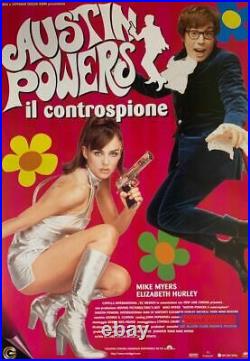 Austin Powers il Constrospione Vintage Italian Movie Promo Poster 27 x 40