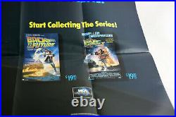 BACK TO THE FUTURE 3 LOT 1990 Rare Video Store VHS Promo Poster Vintage