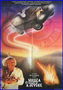 BACK TO THE FUTURE Original Hungarian Vintage Movie Poster 1987