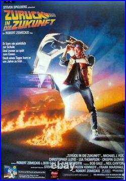 BACK TO THE FUTURE original vintage 1 sheet movie poster rolled 1985