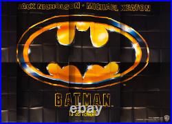 BATMAN Tim Burton French 8 Sheet Vintage Movie Poster Original 1989
