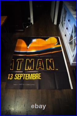 BATMAN Tim Burton French 8 Sheet Vintage Movie Poster Original 1989