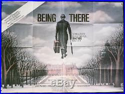 BEING THERE (1980) Vintage UK Quad Movie Poster PETER SELLERS Hal Ashby