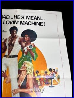 BLACK SHAMPOO Movie Poster ORIGINAL 1976 Vintage 26x36 Very Good RARE FIND