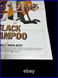 BLACK SHAMPOO Movie Poster ORIGINAL 1976 Vintage 26x36 Very Good RARE FIND