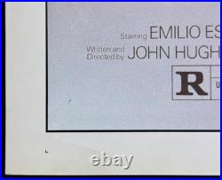 BREAKFAST CLUB (1985) Rare Vintage One Sheet 27x41 Poster JOHN HUGHES