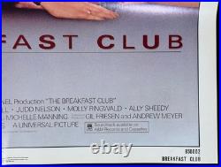 BREAKFAST CLUB (1985) Rare Vintage One Sheet 27x41 Poster JOHN HUGHES