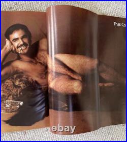 BURT REYNOLDS That Cosmopolitan Man Original CENTERFOLD POSTER Vintage 1972
