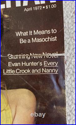 BURT REYNOLDS That Cosmopolitan Man Original CENTERFOLD POSTER Vintage 1972