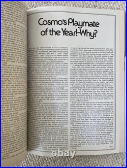 BURT REYNOLDS That Cosmopolitan Man Original CENTERFOLD POSTER Vintage 1972