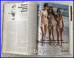 BURT REYNOLDS That Cosmopolitan Man Original CENTERFOLD POSTER Vintage 1972