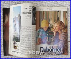 BURT REYNOLDS That Cosmopolitan Man Original CENTERFOLD POSTER Vintage 1972