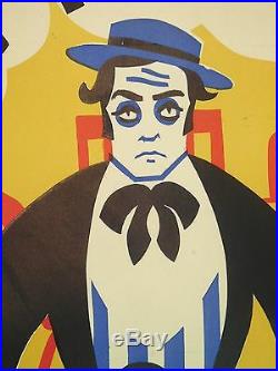 BUSTER KEATON Vintage 1923 OUR HOSPITALITY Silent Film DANISH MOVIE POSTER Litho