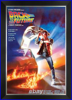 Back To The Future Framed Classic Movie Poster Reprint Vintage Wall Art Déco