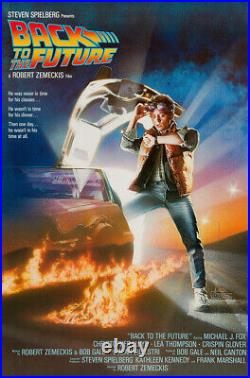 Back To The Future Marty McFly Vintage Sci-fi/Adventure Movie Poster