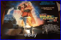 Back To The Future Part II Vintage Uk Quad Poster