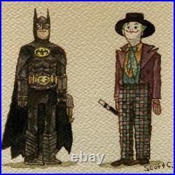 Batman And Joker 1989 Movie Art Print Movie Poster mondo DCEU DC Comics Sdcc vtg
