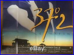 Betty Blue Original Vintage Poster Movie Theater Promo Pin-up 1986 37 Degrees