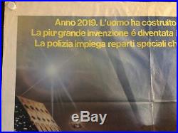 Blade Runner Original/Vintage Movie Poster Italian (1982) 40 x 55 LARGE