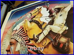 Blazing Saddles 1974 Vintage Movie Poster Warner Bros Mel Brooks -nice