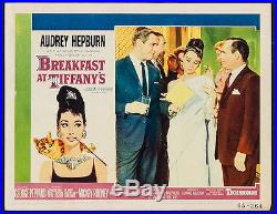 Breakfast at Tiffany's Vintage Lobby card MOvie Poster Audrey Hepburn 1961