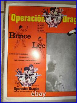 Bruce Lee Enter The Dragon 3 Movie Vintage Original Lobby Posters In Spanish