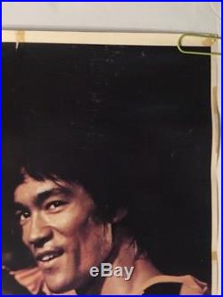 Bruce Lee Game Of Death Original Poster Vintage Pin-up Karate Martial Arts 1970s