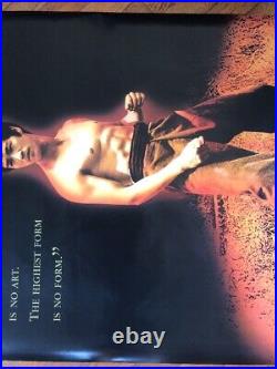 Bruce Lee Original Vintage Poster X-Large Karate Martial Arts Highest Art 1970's