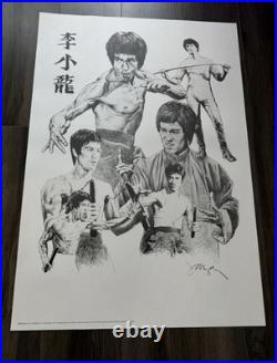 Bruce Lee Poster RARE Vintage 3 Set, 23x33, Old Stock, Never Displayed From 1982