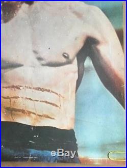 Bruce Lee vintage poster karate Movie 70s Martial Arts Original Litho 1974 Pace