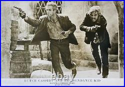 Butch Cassidy And The Sundance Kid Vintage Movie Poster 24 x 34 Black & White