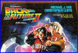 COMPLETE! Vintage 1989 2x3 BACK TO THE FUTURE II Jigsaw Puzzle Movie Poster