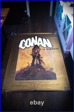 CONAN THE BARBARIAN French Grande Rolled Vintage Movie Poster Original 1981