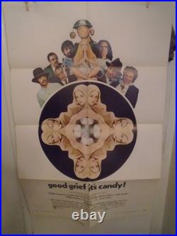 Candy Ewa Aulin Brando Ringo Starr Pallenberg Mod Original Vintage Movie Poster