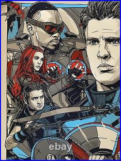 Captain America Civil War Movie Poster Art Print Spider-Man Marvel MCU Mondo vtg