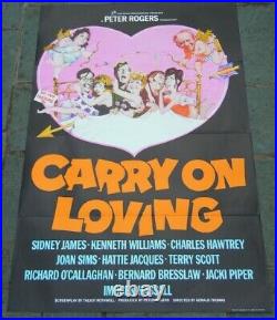 Carry On Loving Vintage Original 1970 Cinema One Sheet Uk Film Poster Unused