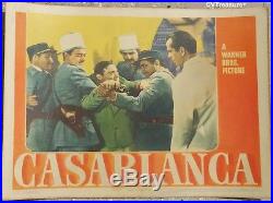 Casablanca, 1942 Original Vintage Movie Poster Lobby Card Humphrey Bogart Lorre