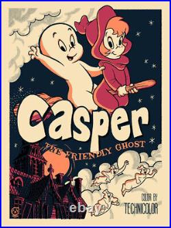 Casper The Friendly Ghost Vintage Cartoon Movie Poster