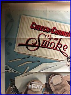 Cheech & Chong Up In Smoke Original Vintage Movie Poster 1978 Movie Promo 1978
