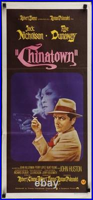 Chinatown Original Vintage Movie Poster 13.5x30 1975 Jack Nicholson
