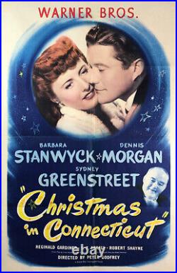 Christmas in Connecticut Vintage Comedy/Drama Movie Poster