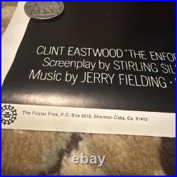 Clint Eastwood Tyne Daly Dirty Harry THE ENFORCER Original Vintage Movie Poster