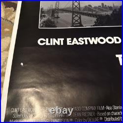 Clint Eastwood Tyne Daly Dirty Harry THE ENFORCER Original Vintage Movie Poster