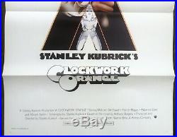 Clockwork Orange Vintage Kubrick film cinema movie poster quad art Bond 007 1971